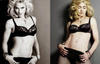 En la serie de imágenes en blanco y negro, se puede ver a una Madonna con una piel suave y sin ninguna imperfección, pero en las originales se pueden distinguir algunas diferencias en su rostro como líneas de expresión que ha dejado el paso del tiempo.