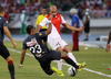 El mexicano Héctor Herrera marcó un gol y dio dos asistencias de gol para que los Dragones ganaran 3-0 al equipo bielorruso.