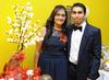 11122014 DESPEDIDA EN PAREJAS.  Alejandra Morales Quiroz y Andrés Ceballos García unirán sus vidas en matrimonio.