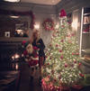 Paris Hilton compartió su espíritu navideño a sus seguidores en Instragram.