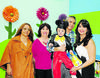 20122014 FESTEJA SU CUMPLE.  Oscarito con su tía María de Jesús, abuelita Elvira, abuelito Víctor y su mamá Flor Elvira.