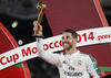 Aunque no anotó en dos encuentros disputados en Marrakech, Cristiano Ronaldo, celebró con gran euforia el titulo.