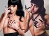 El joven ha imitado las polémicas fotos de Nicki Minaj.