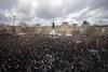 En París los participantes desfilaron entre la Plaza de la República y la Plaza de la Nación, en una “marcha republicana” sin precedentes a la que asistieron también medio centenar de líderes mundiales.