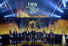 Blatter abría la ceremonia con un mensaje en francés.