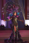 Josselyn Garciglia, candidata mexicana a Miss Universo, fue una de las más elogiadas durante el desfile preliminar de la 63 edición del concurso.