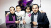 25012015 CUMPLE DIEZ AñOS.  Emiliano acompañado de sus papás, Estela y Marco, y su hermanita, Ximena, en su festejo de cumpleaños.