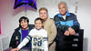 08022015 FELIZ CUMPLEAñOS.  Emiliano acompañado de sus abuelos: Aracely, Estela y Carlos.