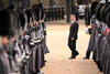 La ceremonia oficial tuvo lugar en el Pabellón real del Horse Guards Parade.