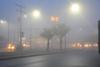 La alta concentración de humedad en el ambiente ocasionó el fenómeno de la neblina en Torreón.