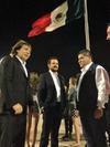 El alcalde Miguel Riquelme compartió también algunas fotos de la filmación del videoclip en Torreón.