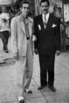 Elías Aguilar Rodríguez (derecha), fotografía tomada el 23 de octubre de 1949.