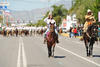 Engalanó el contingente de cabalgantes, la reina del Estado de Durango, quien saludó a los asistentes.