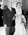 Fernando Alatorre y su hija Blanca Alicia Alatorre en 1950.