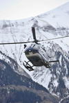 Helicópteros de primera generación coadyuvan en las labores de rescate.