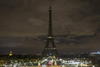 La majestuosa Torre Eiffel fue apagada durante una hora, dándole a París un toque inusual.