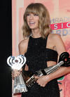 Taylor Swift fue la gran ganadora de la noche.