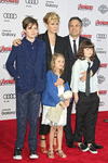 Mark Ruffalo llevó a toda su familia a ver la película Vengadores: La Era de Ultrón.