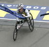 La estadounidense Tatyana McFadden se llevó la victoria en la carrera femenina de silla de ruedas.