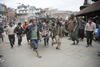Decenas de personas heridas fueron llevadas al hospital principal en el centro de Katmandú.