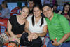 Dalia, Mayra y Jorge.