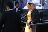 George Clooney llegó acompañado de su esposa, Amal Clooney.