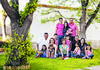 31052015 EN FAMILIA.  María Guadalupe Padilla Reynoso en su cumpleaños número 59 junto a sus hijos, Luis, Lupita y Sandra, y sus nietos.
