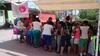 La casilla infantil en la plaza principal de Matamoros tuvo gran participación.