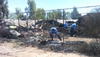 El fuego se produjo en el cerco de malla ubicado al poniente del lugar administrado por la Asociación Cultural Impulsora de Bienestar Social A.C.