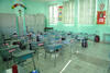 Los salones del colegio ya quedaron vacíos.