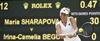 La rusa Maria Sharapova se deshizo hoy de la rumana Irina Camelia Begu.