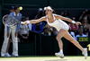 En el último set, los nervios pretendían hacerle la travesura a Garbiñe, pero los superó para un 6-3 final.