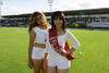 Las bellezas siempre presentes en los estadios de futbol.