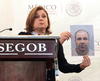 La procuradora Arely Gómez, mostró en conferencia de prensa una fotografía reciente del narcotraficante.