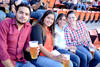 15072015 SE DIVIERTEN EN EL BEIS.  Daniel, Alejandra, Haydée y Diana asistieron al Estadio Revolución a apoyar a Vaqueros Laguna.