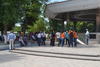 Docentes de la Coordinadora Nacional de Trabajadores de la Educación (CNTE) y del Movimiento Magisterial y Popular de La Laguna protestaron contra la evaluación.