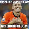 Robben enseñó a los futbolistas mexicanos.