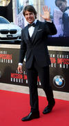 Tom Cruise y británico Simon Pegg presentaron la quinta entrega de la saga Misión Imposible junto a la ópera de Viena.