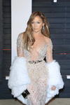 Al acudir a la fiesta de la 87 edición de los premios Oscar, Jennifer Lopez dejó muy poco a la imaginación.