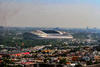 El nuevo estadio tiene 20 mil metros cuadrados de jardines y 74 mil metros de áreas verdes.