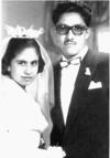 26072015 MarÃ­a Petra Rosales de RamÃ­rez y JesÃºs Mario RodrÃ­guez Magdaleno en su boda el 28 de abril de 1958.