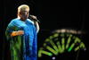 Paquita la del Barrio se entrego al público de Durango en la Velaria.