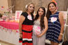 15082015 SERá NIñA.  Lorena Treviño Landeros con las anfitrionas de su baby: Nora Elia Landeros y Rosario Pérez.