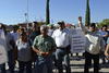 Maestros del sindicato del sistema del Cobaed se manifestaron en las oficinas de la Subsecretaría de Educación en la ciudad de Gómez Palacio.
