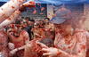 Unas 22 mil personas participaron en la tradicional fiesta de la “Tomatina” en Buñol, Valencia,