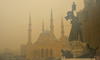 Las tormentas de polvo y arena son frecuentes en Oriente Medio debido a la las masas de aire que proceden del desierto, en este caso de Irak, situado al este de Líbano.