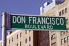 "Don Francisco Boulevard" es el nombre que desde hoy figura en la calle 168 y Broadway, en el Alto Manhattan, hogar de la comunidad dominicana en Nueva York.