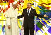Una imagen invaluable la de la reunión entre el expresidente Fidel Castro y el Papa Francisco.