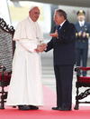 El Papa se mostró muy efusivo con los cubanos.