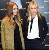 Cara Delevingne y Kate Moss visitaron Milán para presentar la apertura de la nueva tienda de la marca española Mango.